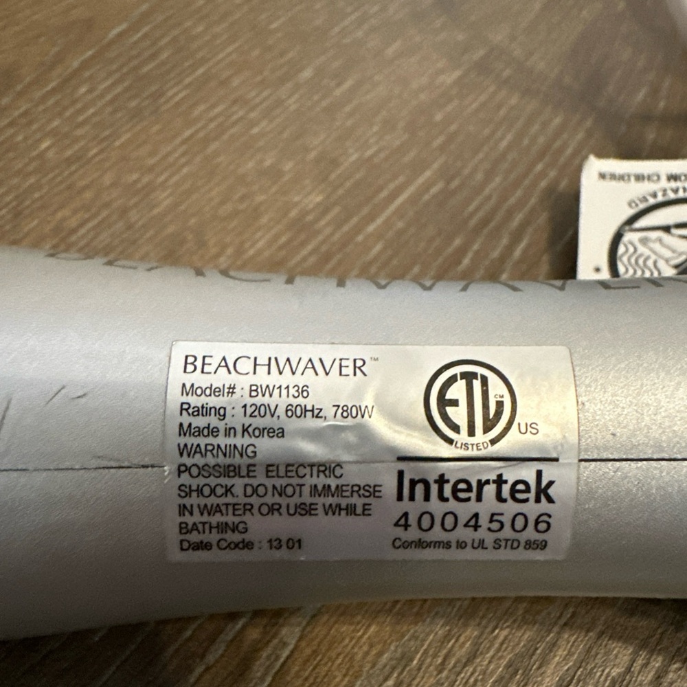 Beachwaver Rotating Curling Iron Ceramic Barrel Digital Hair Curler SarahPotempa - Picture 4 of 7